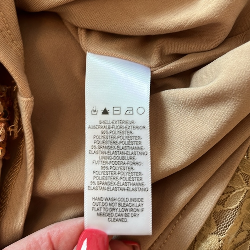 NWT Dress the Population Zoe Sequin Mini Dress - Picture 9 of 10